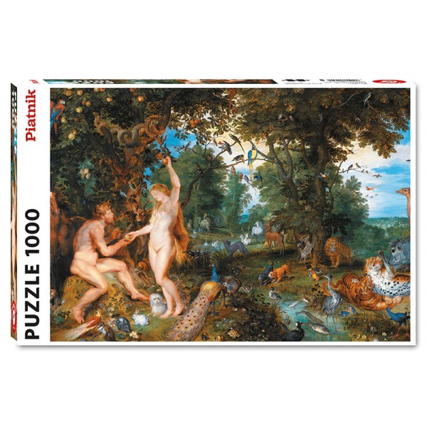 Brueghel i Rubens, Raj i grzech pierworodny (1000el.) - Sklep Art Puzzle